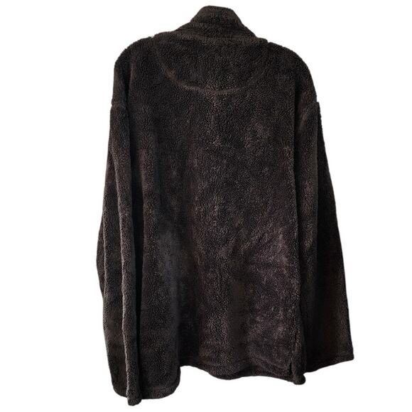Trinity Fleece Gray Tan Pullover Jacket Size XL - Picture 4 of 4